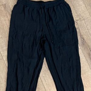 Double Zero Women's High Rise Linen Joggers